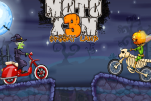 Moto X3M 6: Spooky Land